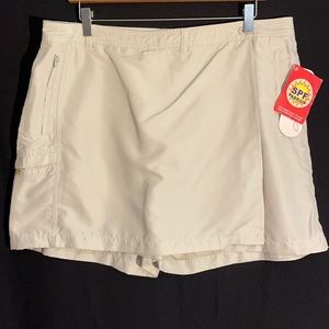 Aventura khaki skort-SPF fabric NWT